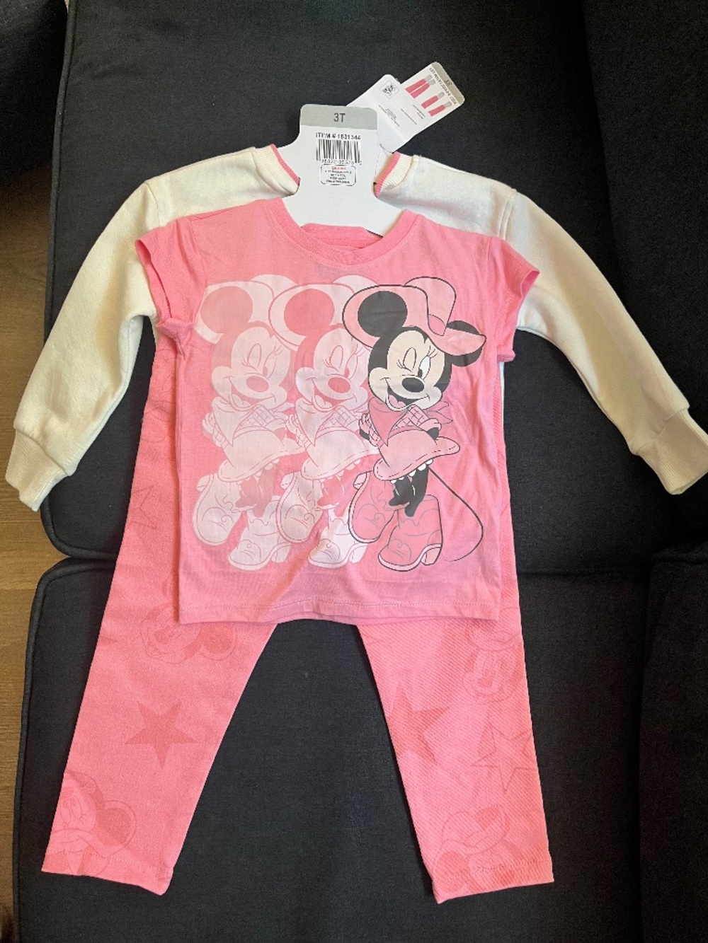 Kids 3 -piece set 3 y long sleeve Minnie Mouse Disney